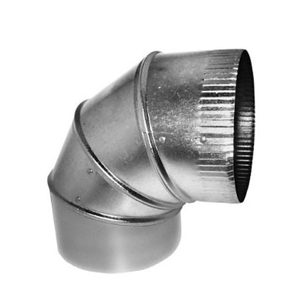 Vent 90 deg Elbow, 4 in Dia, 26 ga