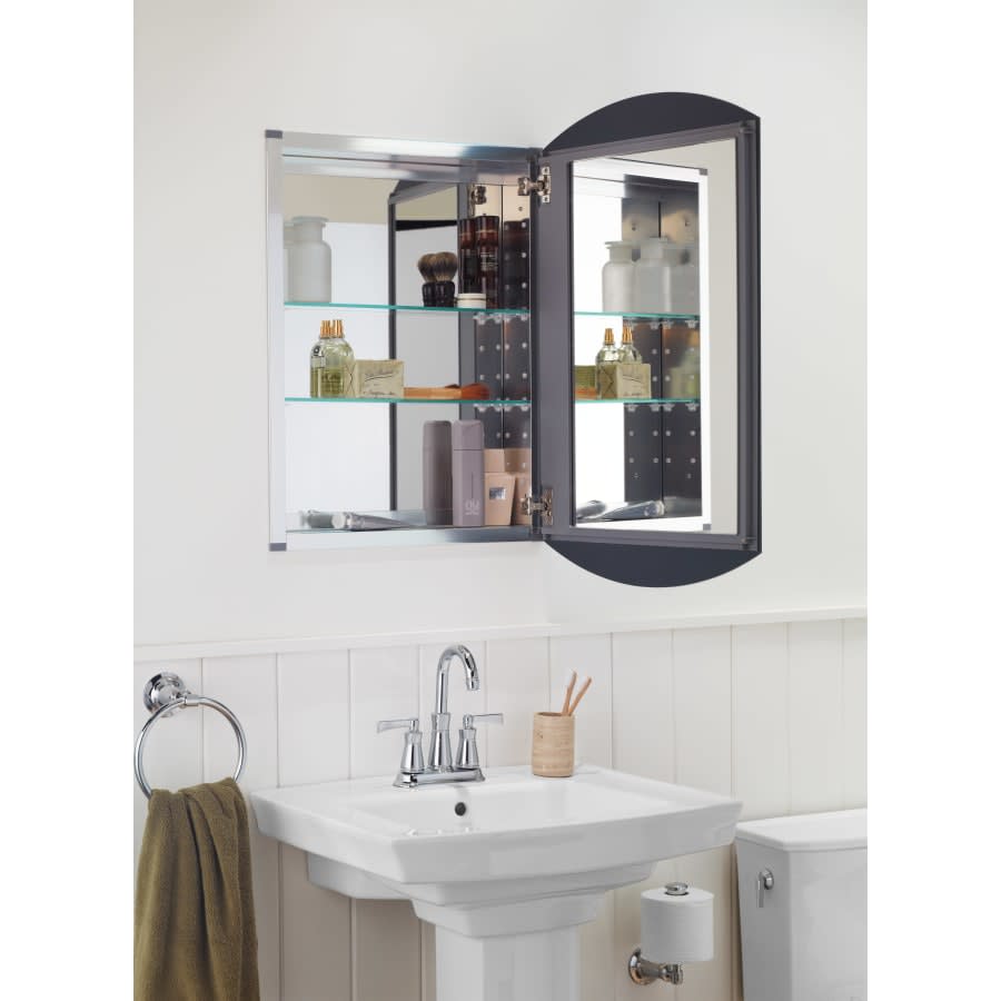 Archer 20" x 31 Single Door Frameless Mirrored Medicine Cabinet