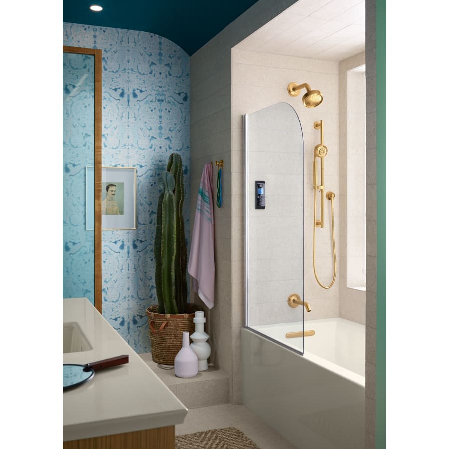 Underscore 60" X 30" Alcove Soaking Bathtub with Integral Apron, Integral Flange, and Left-Hand Drain