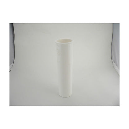 Tubular Tailpiece, 1-1/2 in, Tube x Flange, White