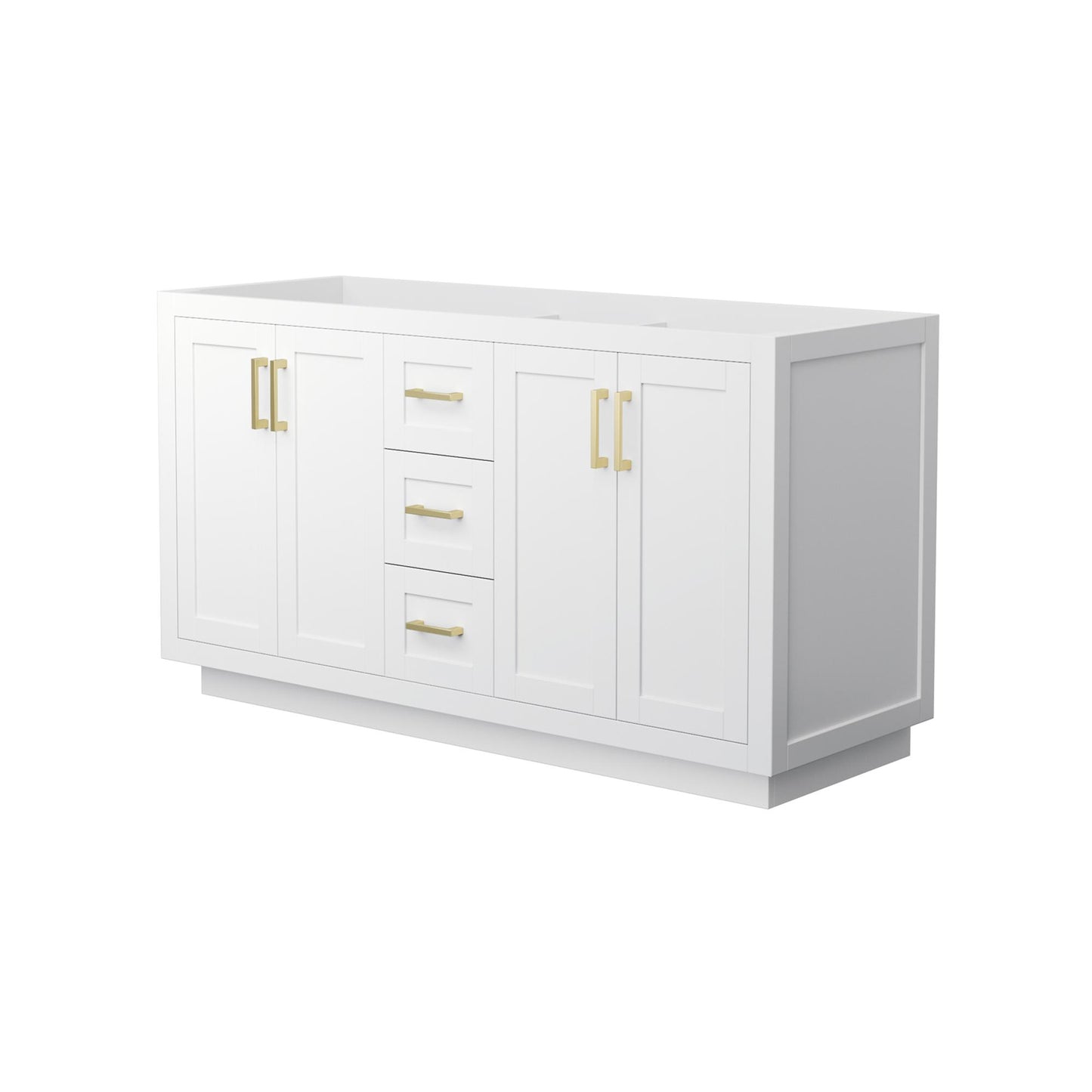 Miranda Double Bathroom Vanity - 59.25W x 33H x 21.75D
