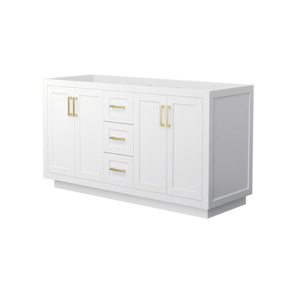 Miranda Double Bathroom Vanity - 59.25W x 33H x 21.75D