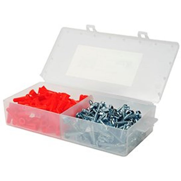 Screw Anchor Kit, #10 , Electrogalvanized