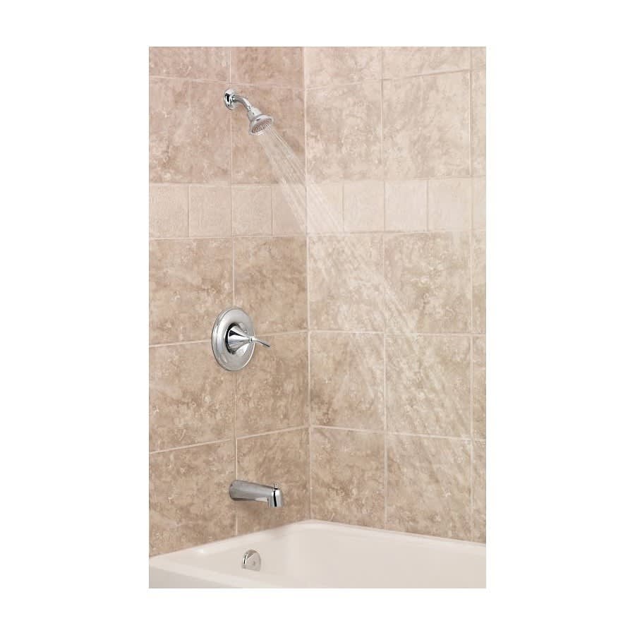 Eva™ Pressure Balanced Tub & Shower Trim, ADA, Polished Chrome