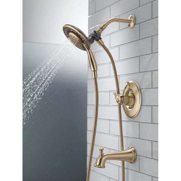 Linden Monitor 17 Series Dual Function Pressure Balanced Tub and Shower with In2ition and Integrated Volume Control - Less Rough-In Valve