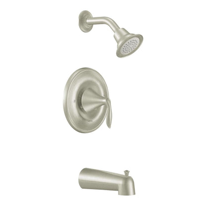 Single Handle Posi-Temp Pressure Balanced Tub and Shower Trim with Eco Performance Shower Head from the Eva Collection (Less Valve)