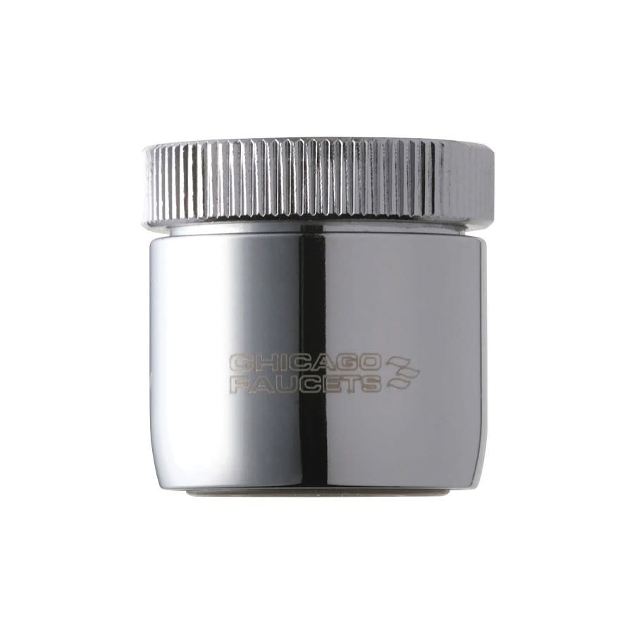 Pressure Compensating Outlet, 2.2 gpm, Female Thread, Non-Aerated Laminar Stream, Polished Chrome