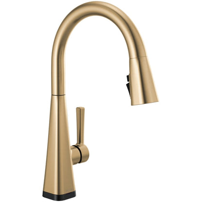 Lenta Pull-Down Kitchen Faucet with On/Off Touch Activation, Magnetic Docking Spray Head, ShieldSpray and Touch2O