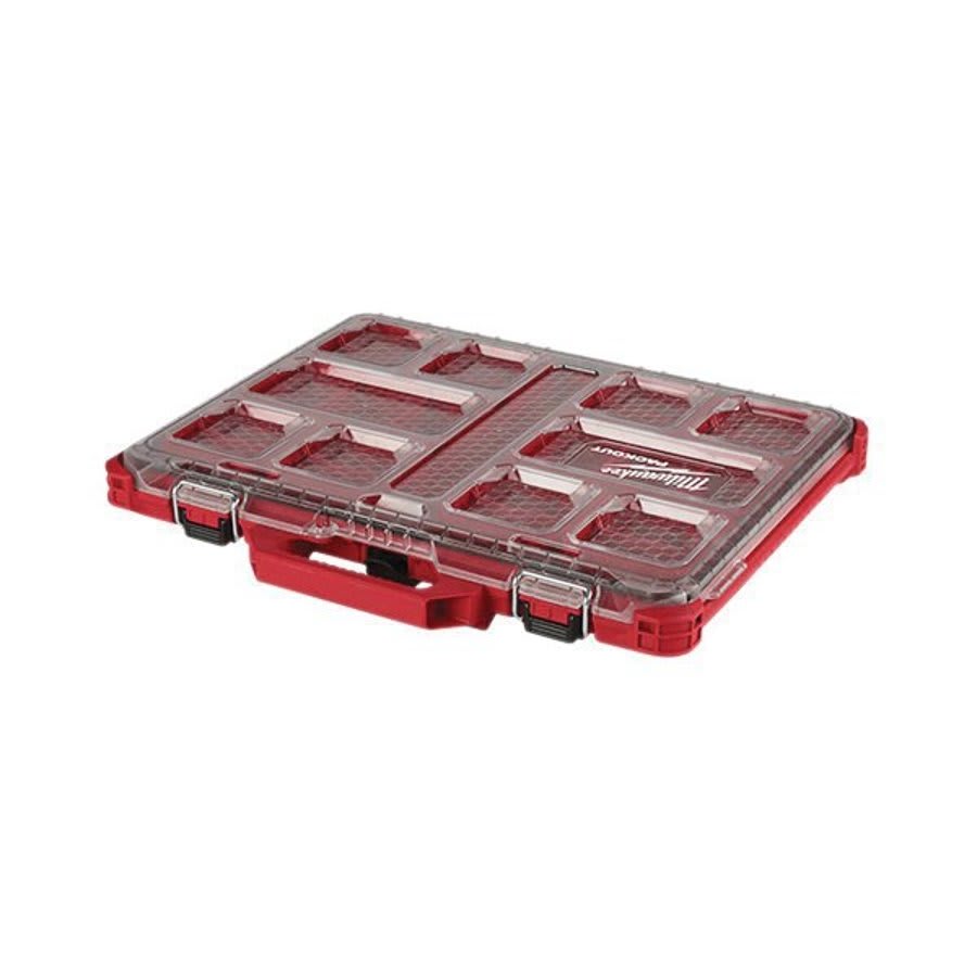 PACKOUT™ Low Profile Tool Organizer, 2.52 in H x 16.38 in W x 19.76 in, D, Polymer, Red