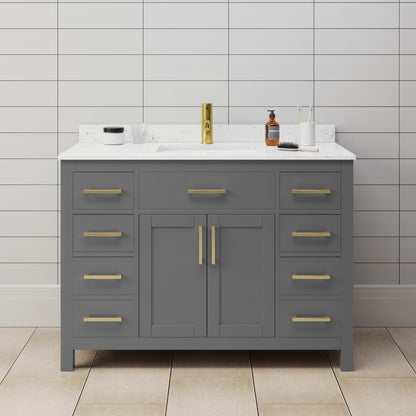 Beckett Single Bathroom Vanity - 48W x 35H x 22D