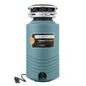 Glacier Bay TurboGrind Max 1 hp. Continuous Feed Garbage Disposal with Power Cord