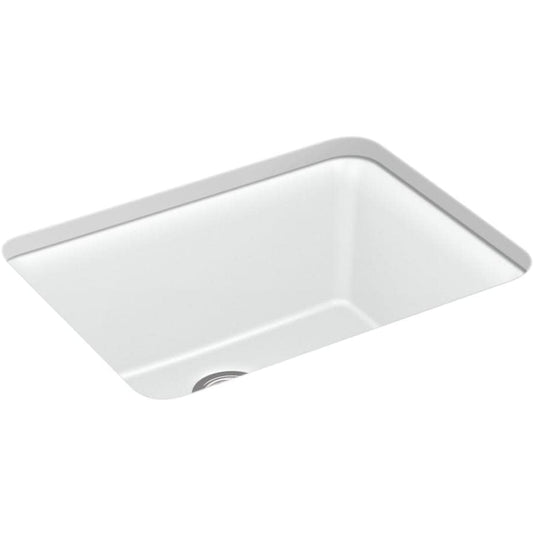 Cairn 24-1/2" Undermount Single Bowl Neoroc Granite Composite Kitchen Sink with Bottom Sink Rack