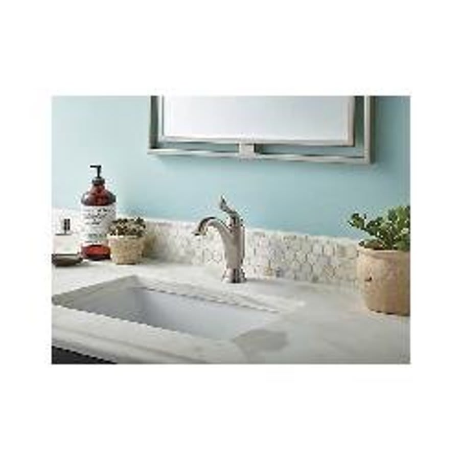 Linden™ Single Hole or Centerset Lavatory Faucet, ADA, 1 Handle, 1-Hole, 1.2 gpm, Stainless