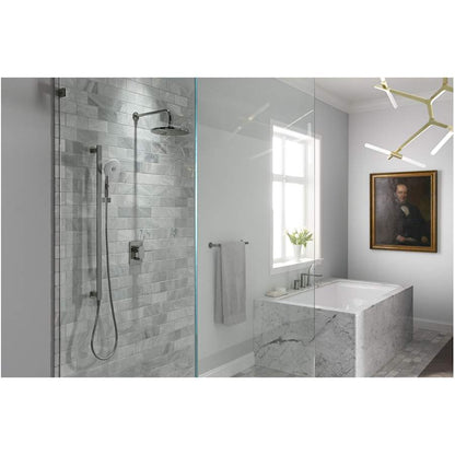 Composed Two Function Pressure Balanced Valve Trim Only with Single Lever Handle and Integrated Diverter - Less Rough In