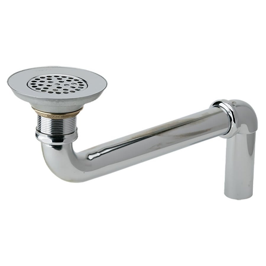 3-1/2 in, Drain Polished Chrome Plated Brass Body Strainer and LKADOS Tailpiece