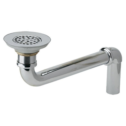 3-1/2 in, Drain Polished Chrome Plated Brass Body Strainer and LKADOS Tailpiece