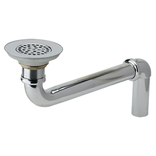 3-1/2 in, Drain Polished Chrome Plated Brass Body Strainer and LKADOS Tailpiece