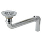3-1/2 in, Drain Polished Chrome Plated Brass Body Strainer and LKADOS Tailpiece