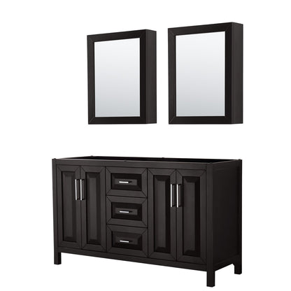 Daria Double Bathroom Vanity - 59W x 35H x 21.5D