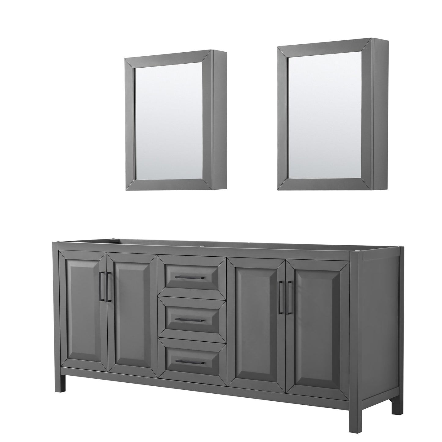 Daria Double Bathroom Vanity - 78.75W x 35H x 21.5D