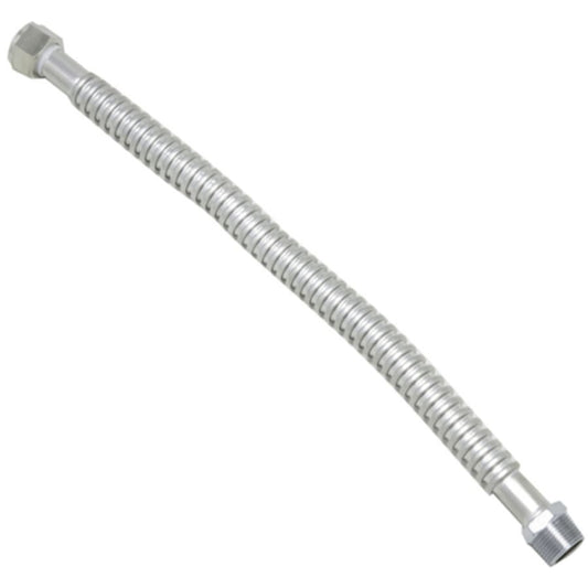 3/4" FIP 24" Stainless Steel COR Water Heater Connector