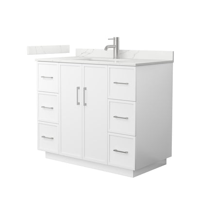 Elan Single Bathroom Vanity with Toe Kick - 42W x 35H x 22D