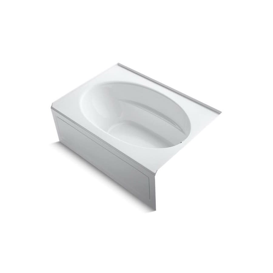 Windward® Alcove Tub, 60 x 42 x 21 in, Right Hand Drain, White