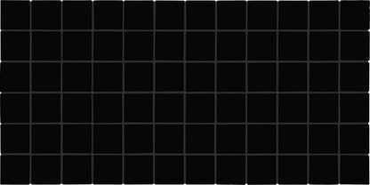 Color Story Mosaics Matte Black Straight Joint 2X2 Matte