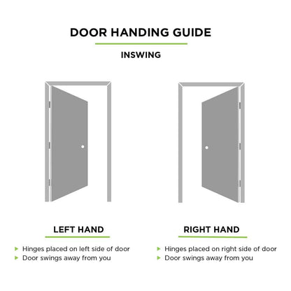 36 in. x 80 in. Premium Fan Lite Right-Hand Inswing Primed Steel Prehung Front Exterior Door with Brickmold