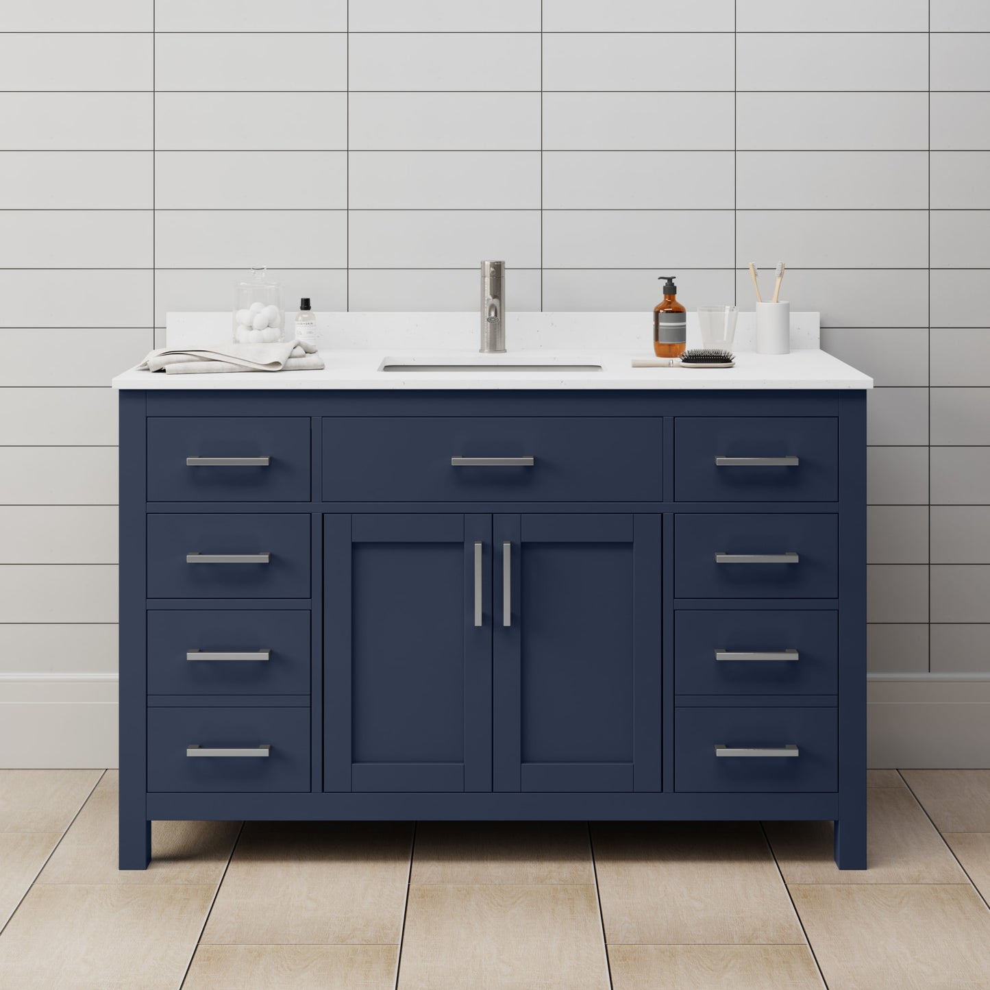 Beckett Single Bathroom Vanity - 54W x 35H x 22D