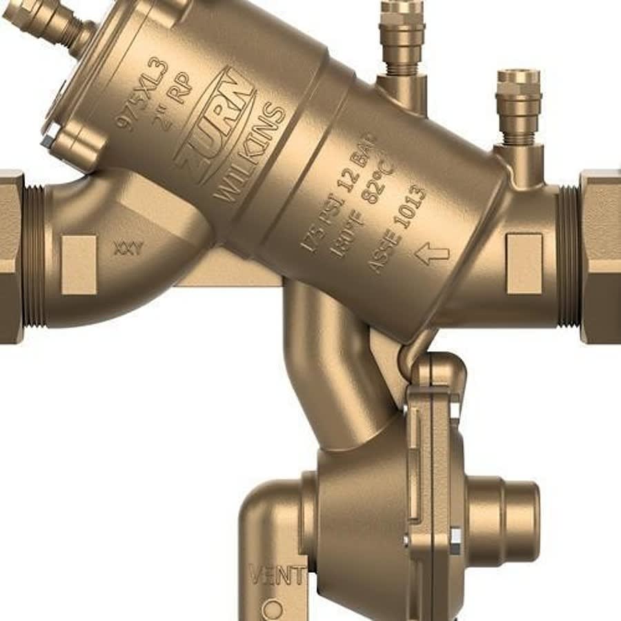 975XL3 Reduced Pressure Backflow Preventer, 1-1/4 in, FNPT, Bronze
