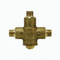 MIX-135-A Mixing Valve, 3/8 in, Comp, Metal, Rough Brass
