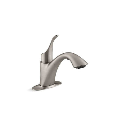 Simplice® Laundry Faucet, Deck Mount, Lever Handle, Vibrant Stainless