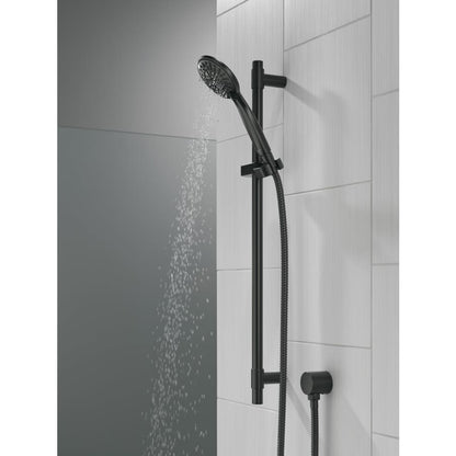 Universal Showering Components 1.75 GPM Multi Function Hand Shower Package - Includes Slide Bar, Hose, and Wall Supply