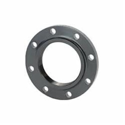 Raised Face Flange, 1 in, Slip On, 4-1/4 in OD, 4 Bolt Holes, 150 lb, Carbon Steel