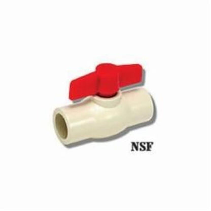 1-Piece Ball Valve, 1 in, Socket, Standard Port, CPVC Ball, CPVC