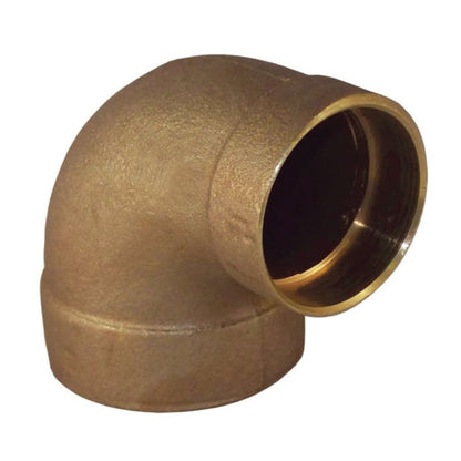 90 deg Elbow, 1-1/4 x 1 in, C, Copper