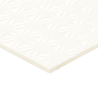 Luminique Arctic White Rectangle, Fluted 12X24 Glossy