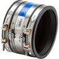 Shielded Transition Coupling, 12 in, Rubber/Stainless Steel