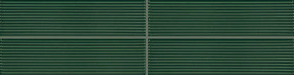 Color Story Pinstripes Wisdom Rectangle, Fluted 2X8 Glossy