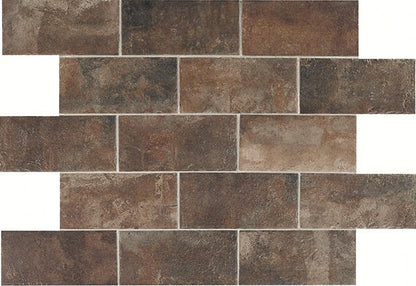 Brickwork Terrace Rectangle, Distressed 4X8 Matte