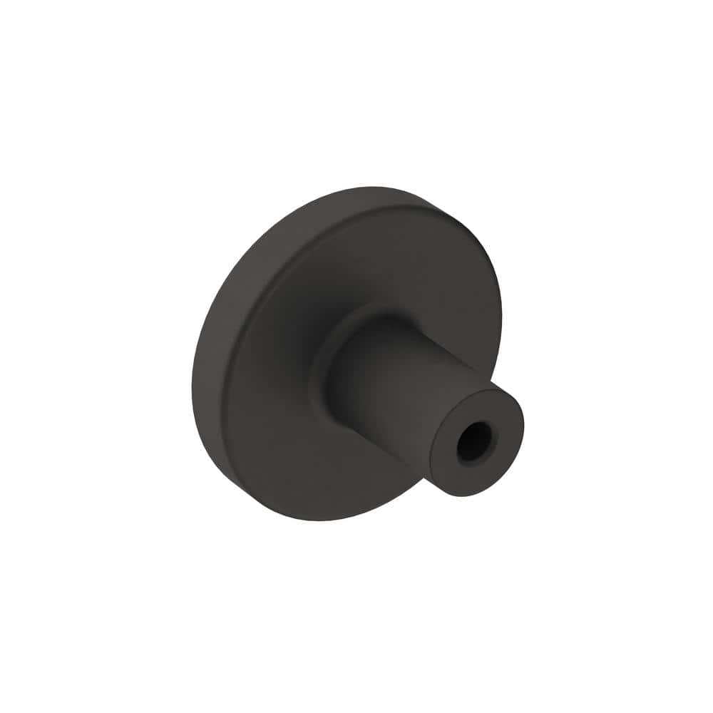 Versa 1-3/8 in. (35mm) Modern Matte Black Round Cabinet Knob