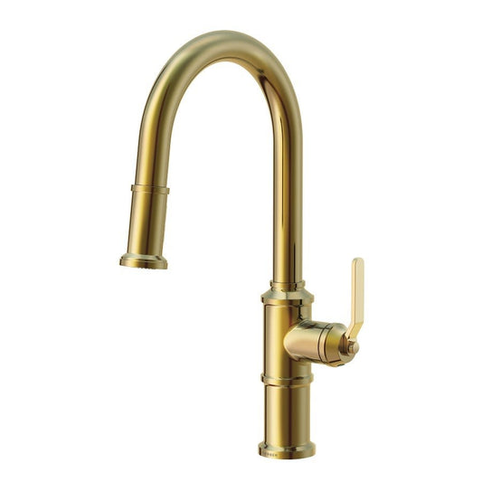 Kinzie® Kitchen Faucet, Deck Mount, ADA, 1 Lever Handle, 1-Hole, Brushed Bronze