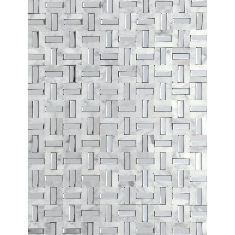 LINK WHITE&SLV PATTERN MO/1217