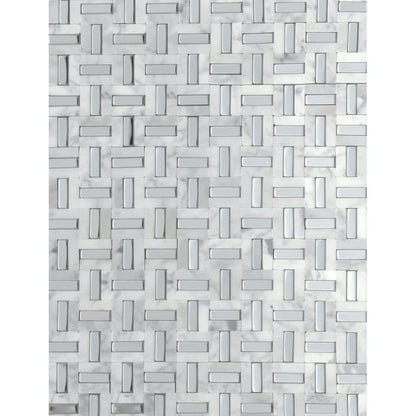 LINK WHITE&SLV PATTERN MO/1217