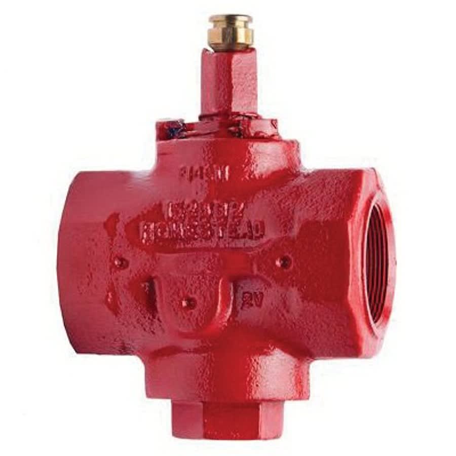 Plug Valve, 3/4 in, FNPT, Cast Iron