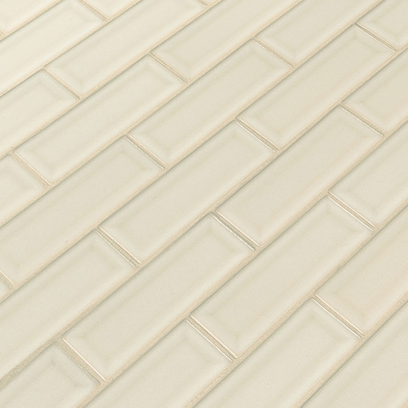 Antique White Beveled Tile