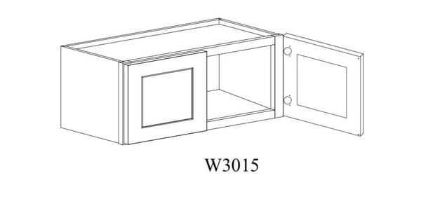 Wall Cabinet - 30"W x 15"H x 12"D