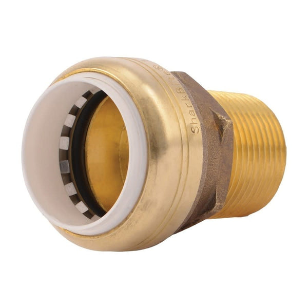 Adapter, 1 in, PVC x MNPT, Brass