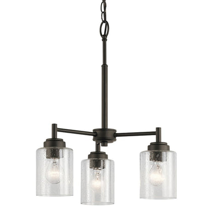 Winslow 3 Light 18" Wide Chandelier